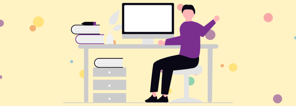 Illustration : une personne dit bonjour de la main
