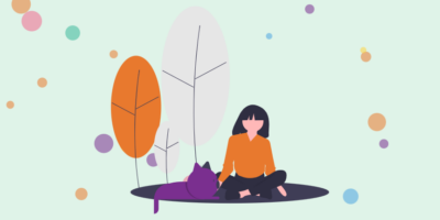 Illustration : des amis qui discutent ensemble